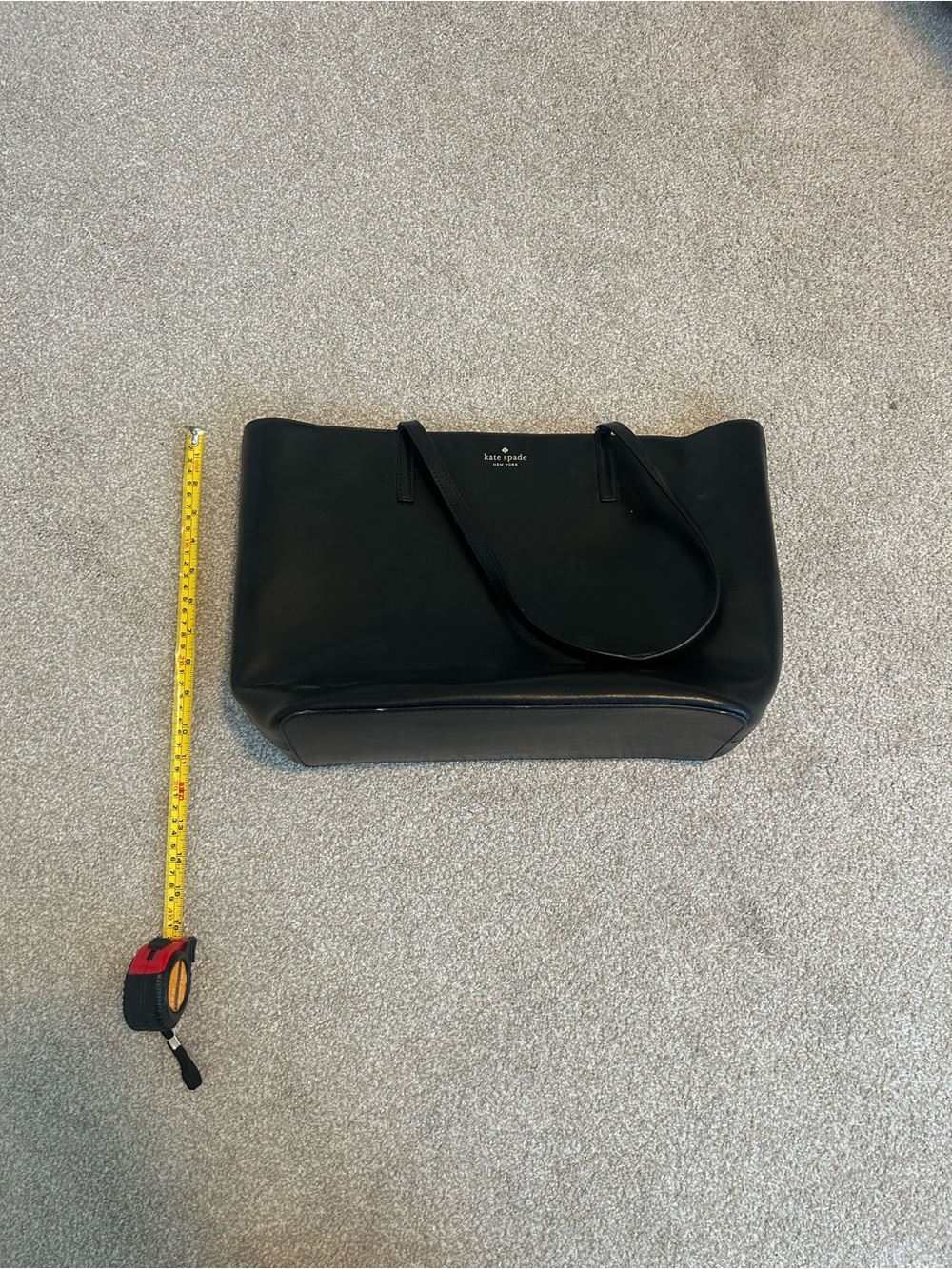 kate spade Black Leather Purse with Gold Logo - Picture 4 of 5
